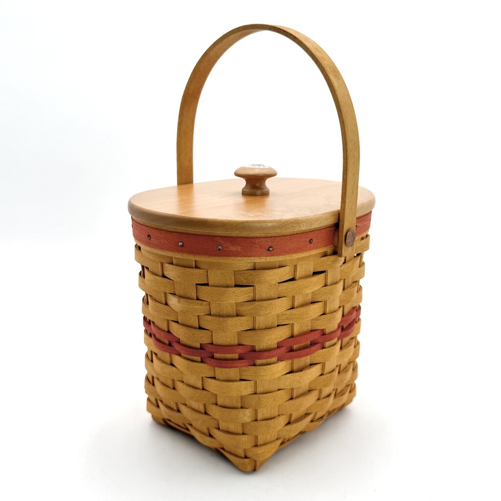 Longaberger 2000 Pink Mother's Day Basket with Lid