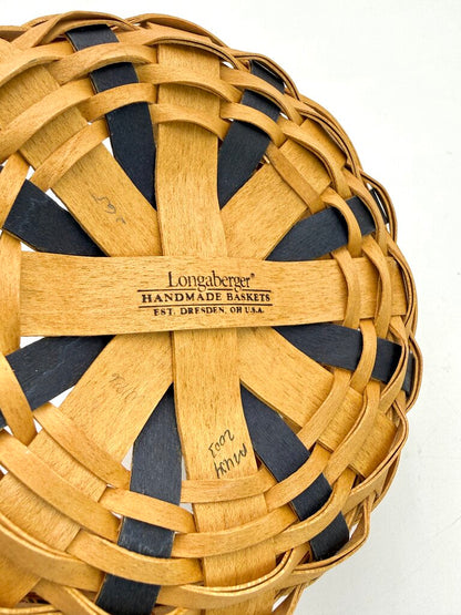 Longaberger 2003 Patriotic Woven Round Basket