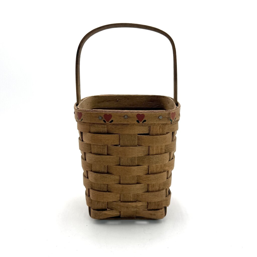 Longaberger 1985 Handwoven Square Storage Basket