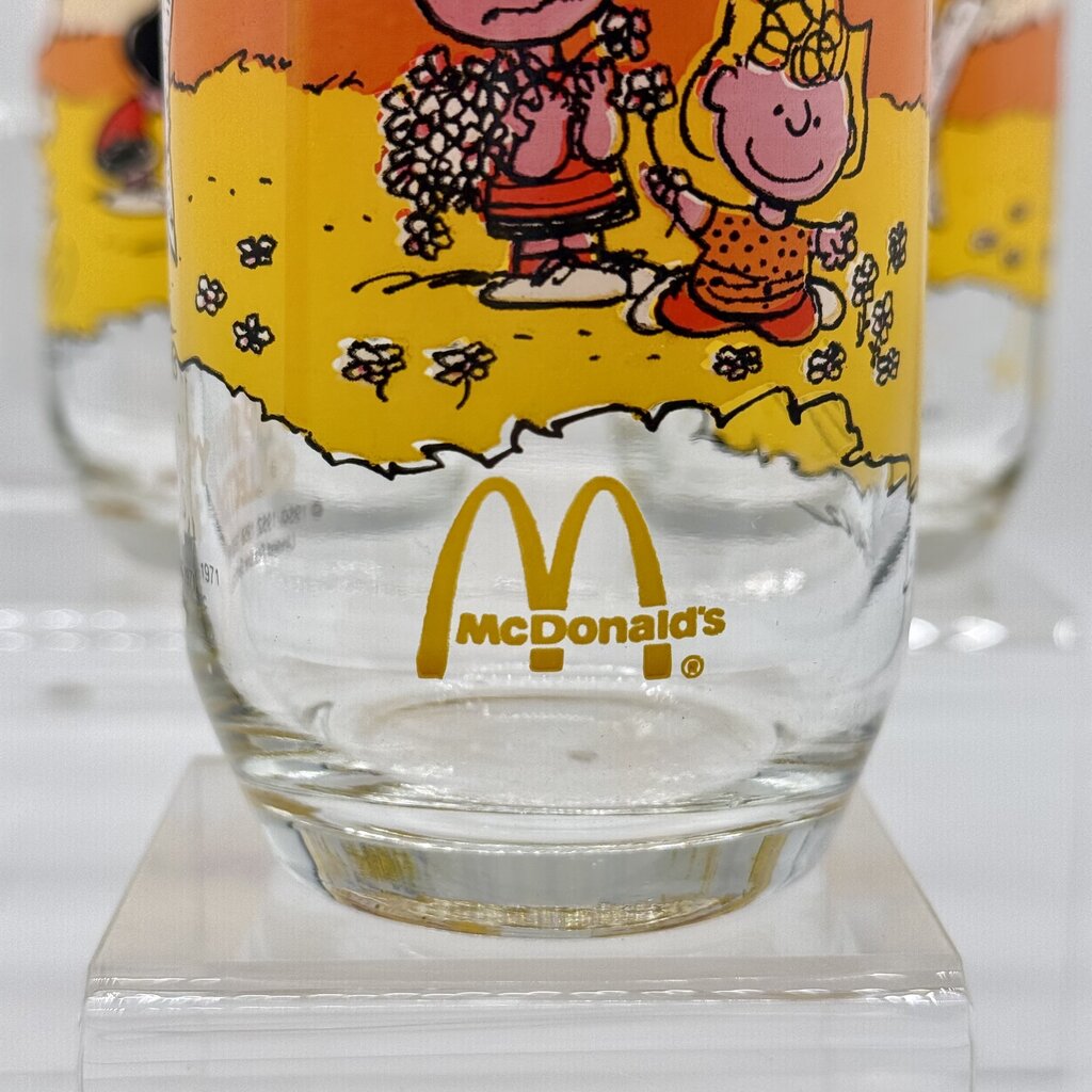 Set of 5 Vintage Peanuts Camp Snoopy Collection McDonald’s Release Drinking Glasses /hy