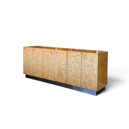 Modernist Burlwood Buffet