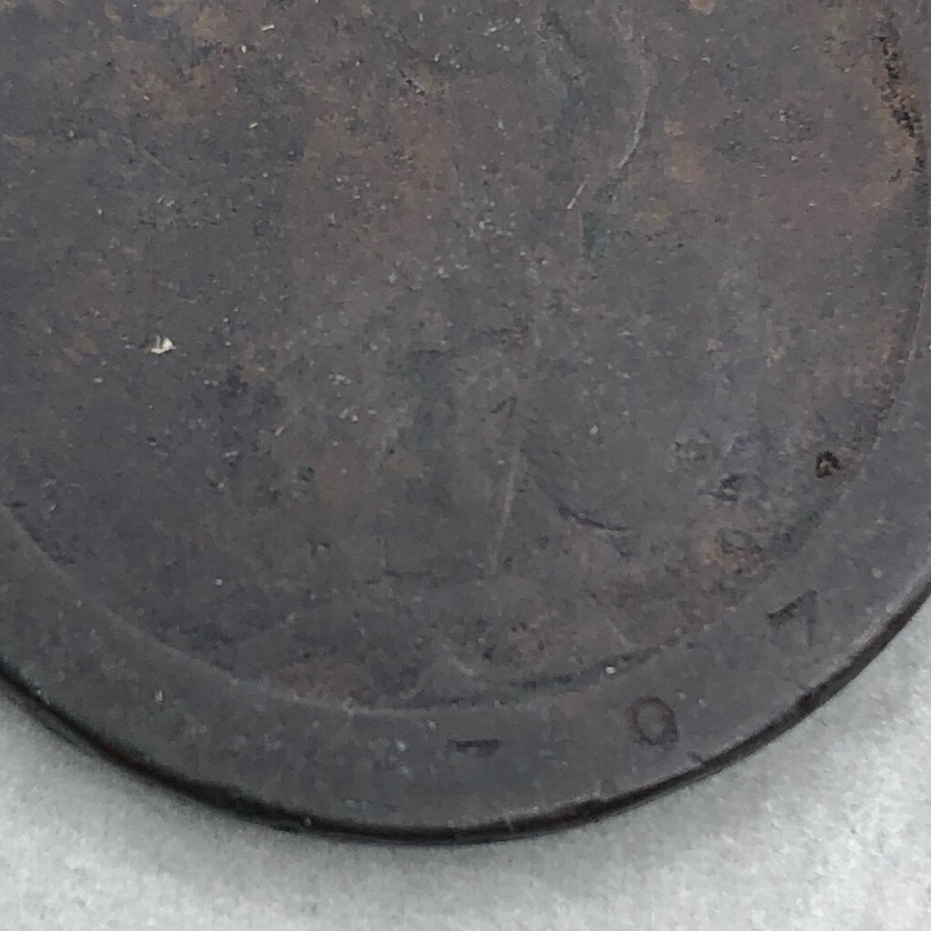 1779 Brittania George III Cartwheel One Penny Coin 36mm /b
