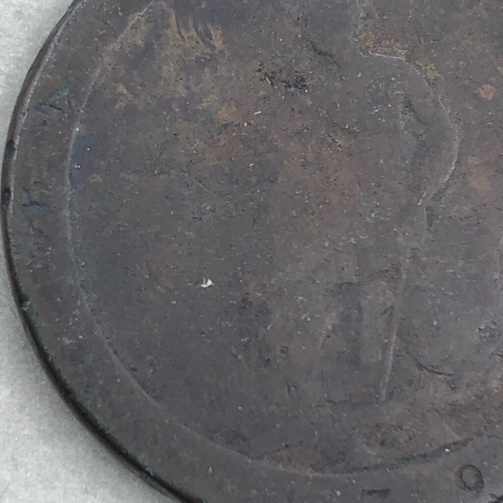 1779 Brittania George III Cartwheel One Penny Coin 36mm /b