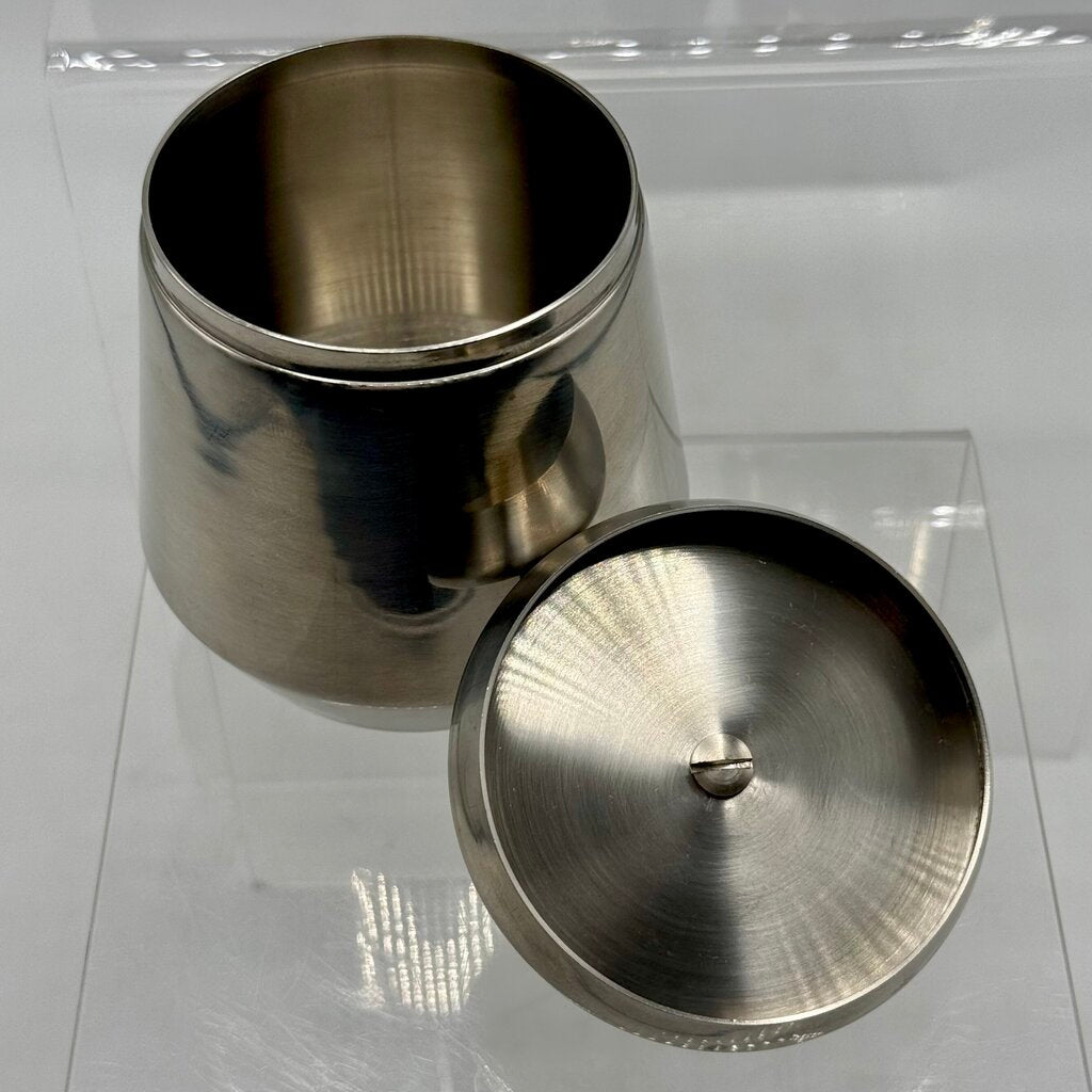 Stanley Roberts Velvet Tea Set, Vintage MCM 3-piece Stainless Steel from Japan