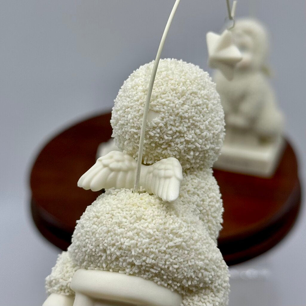 Snowbabies 2000 & 2003 Birth Month Stone Figurine Collectibles Department 56- March, July, & October /hy