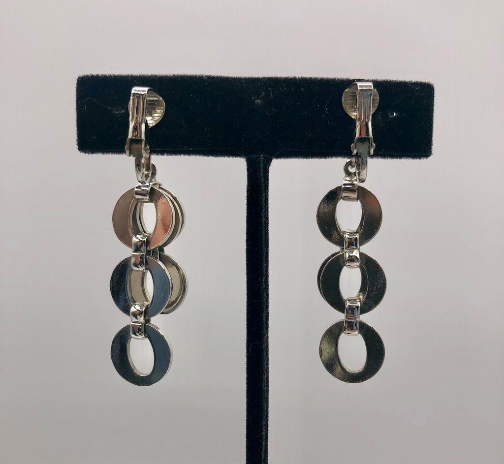 MOD Retro 1960s/70s Earrings & Bracelet Set /b