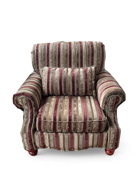 Striped Arm Chair