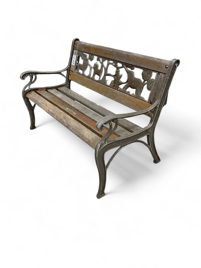 Vintage Iron Childs Bench