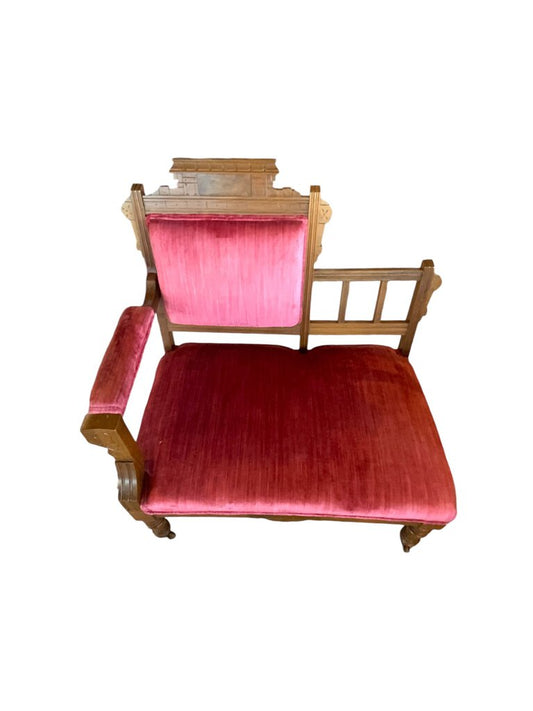 Antique Eastlake Petite Settee