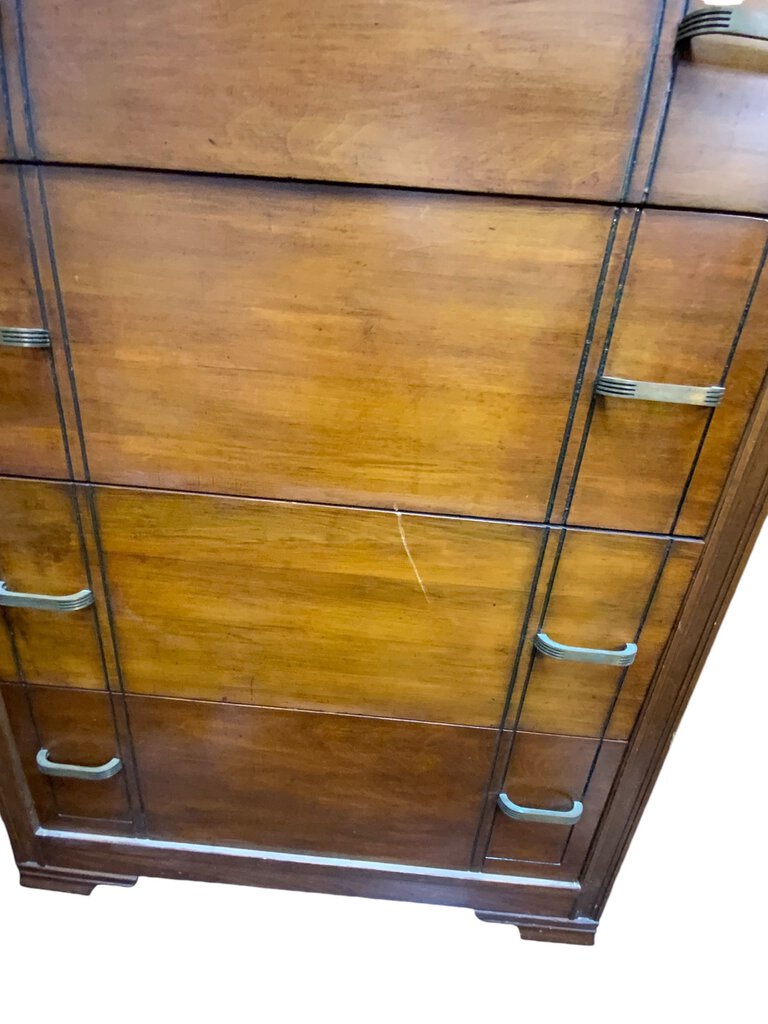 1930's Art Deco Tall Dresser