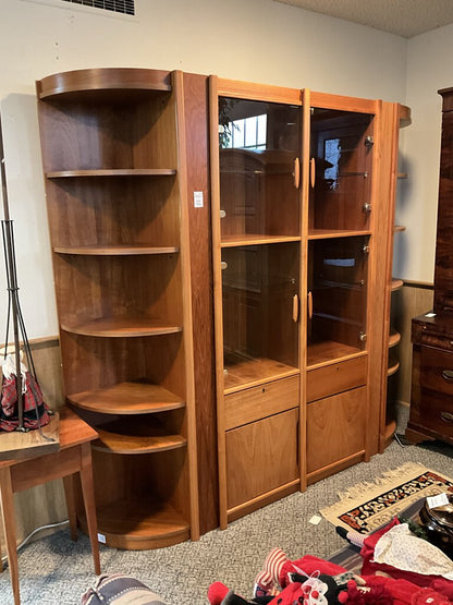 Danish Modern Teak Display Cabinet