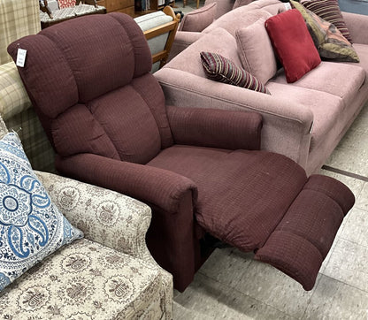 Burgundy Recliner