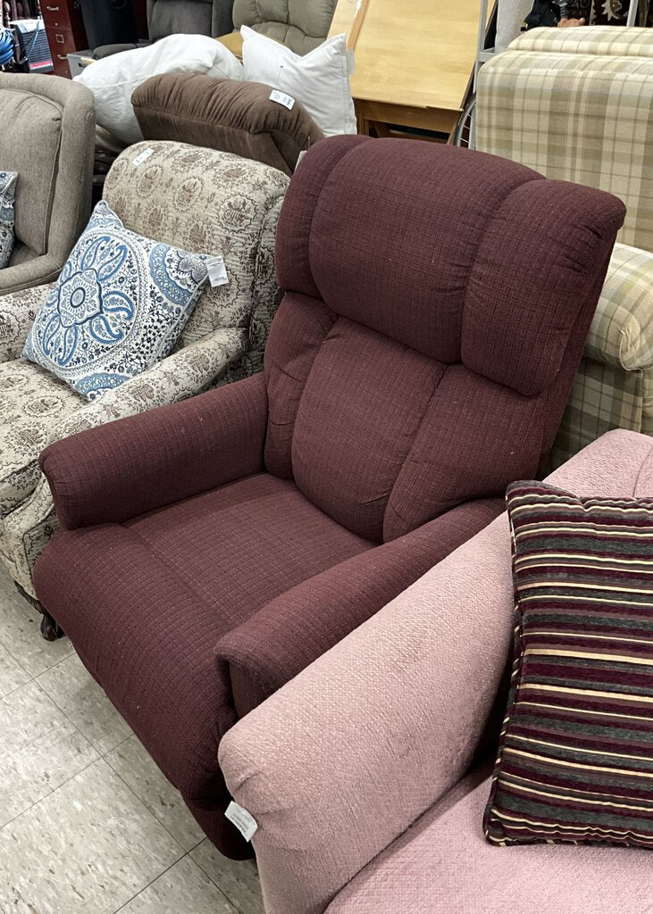 Burgundy Recliner