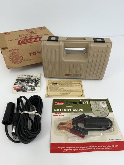 VTG Coleman Inflate-All 150 Portable Air Compressor /rw