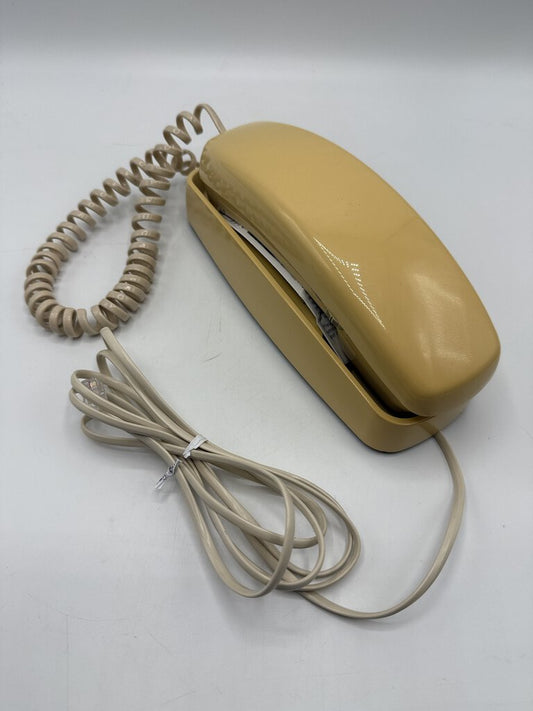 VTG Trimline Lucent Technologies Beige/Tan Touchtone Pushbutton Phone /rw