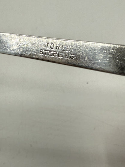 Vintage Towle Sterling Silver Long Handle Baby Spoon /ro