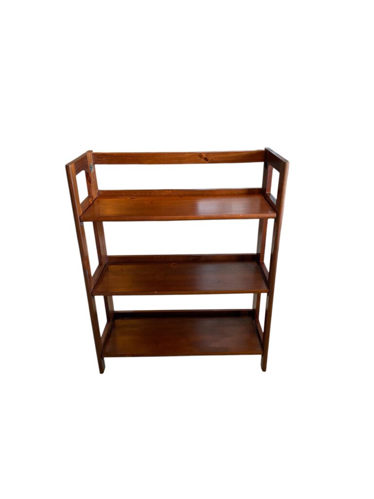 Dark Wood Folding Shelf