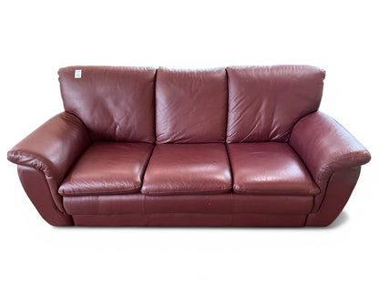 Red Leather Couch