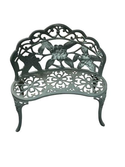 Wrought Iron Table 2 Chairs And Bench