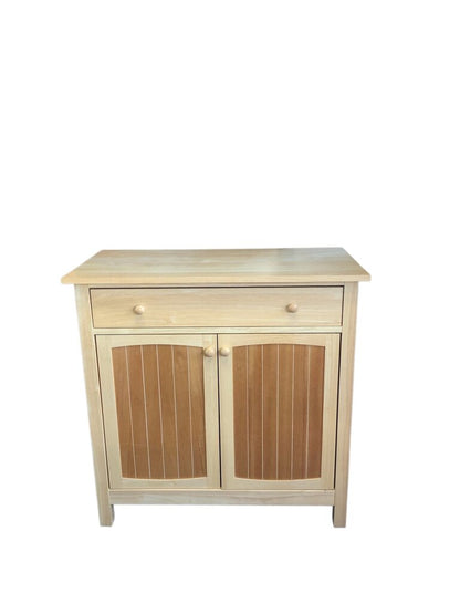Light Wood Serving Cabinet