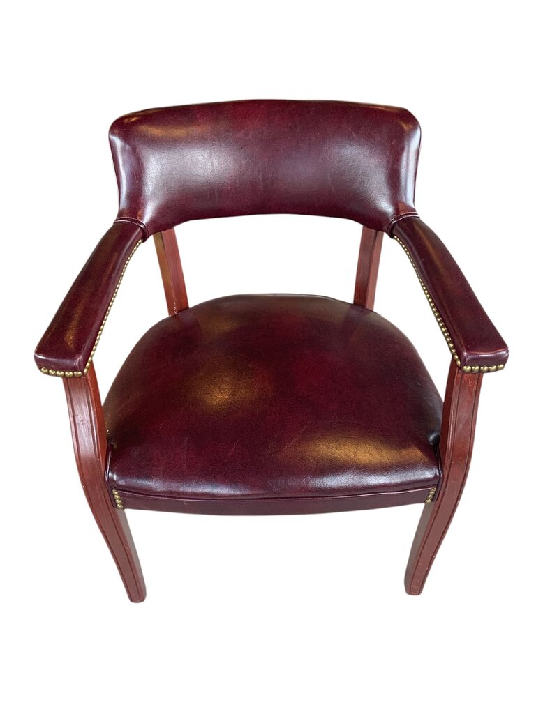 Red Leather Office Chair