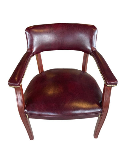 Red Leather Office Chair
