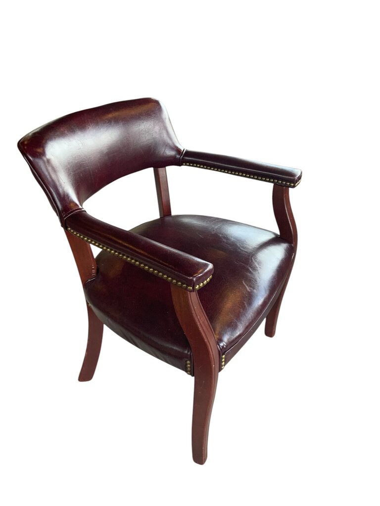 Red Leather Office Chair