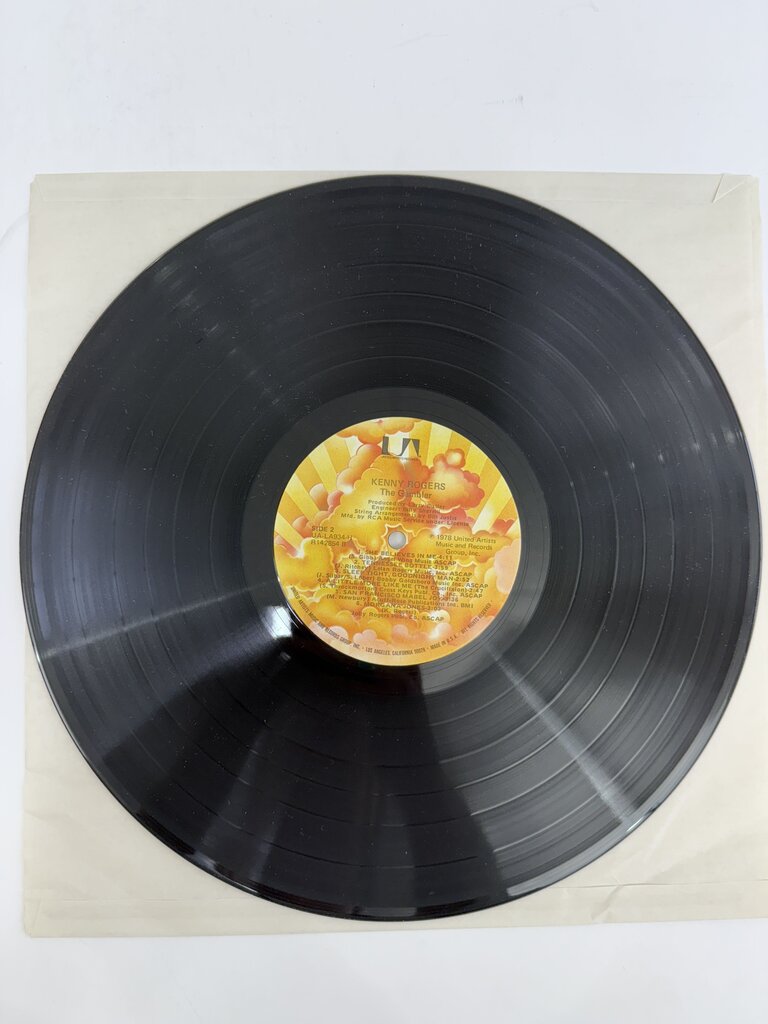 Kenny Rogers Vinyl Record Album “The Gambler” /ro