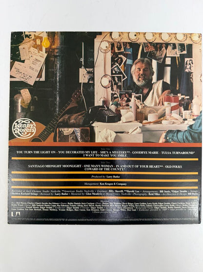 “Kenny” Vinyl Record Album by Kenny Rogers 1979 /ro