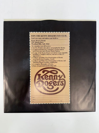 “Kenny” Vinyl Record Album by Kenny Rogers 1979 /ro