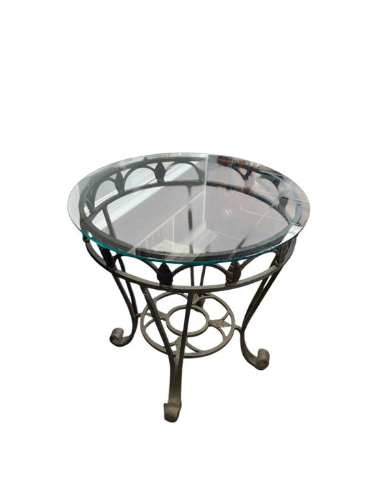 Thomasville Glass Top Tall Table