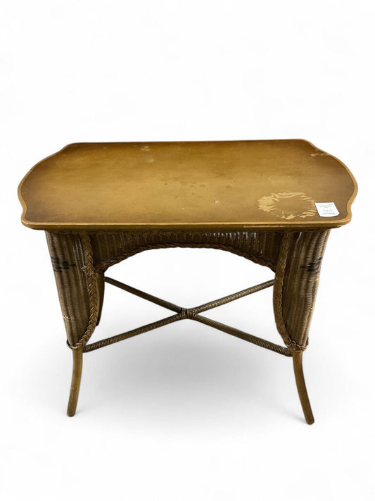 1930's Wicker Console Table