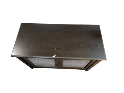 Dark Wood Entertainment Cabinet