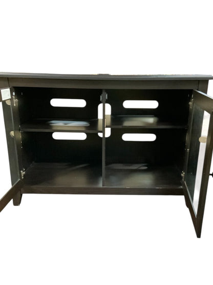 Dark Wood Entertainment Cabinet