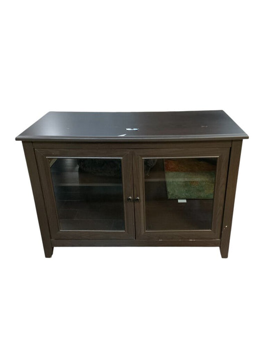 Dark Wood Entertainment Cabinet