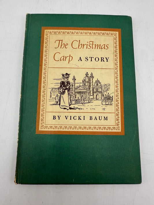 VTG 1941 The Christmas Carp A Story by Vicki Baum Hardcover Book /rb