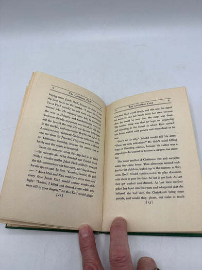 VTG 1941 The Christmas Carp A Story by Vicki Baum Hardcover Book /rb