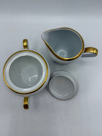 E&R Golden Crown ORCHARD Harvest Bavaria Sugar & Creamer /roh