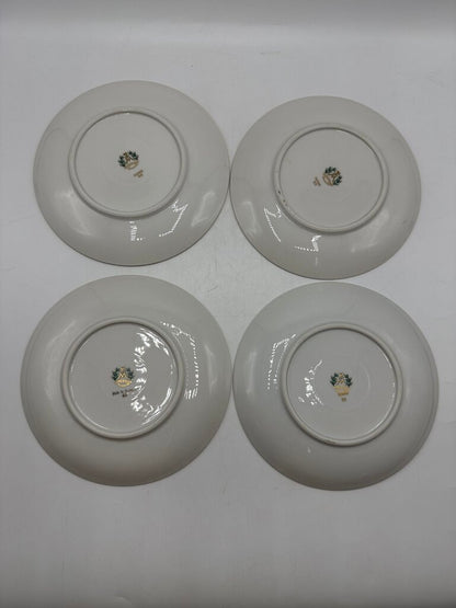 Mitterteich China Bavaria 4 Dessert Plate Serving Plate Set 5 pc /roh