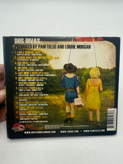 Lorrie Morgan & Pam Tillis Dos Divas 2013 CD Signed by Both Artists! /ro