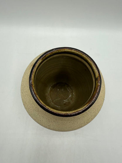 Tonala Mexico Pottery Vase Bird/Floral 8” tall /ro