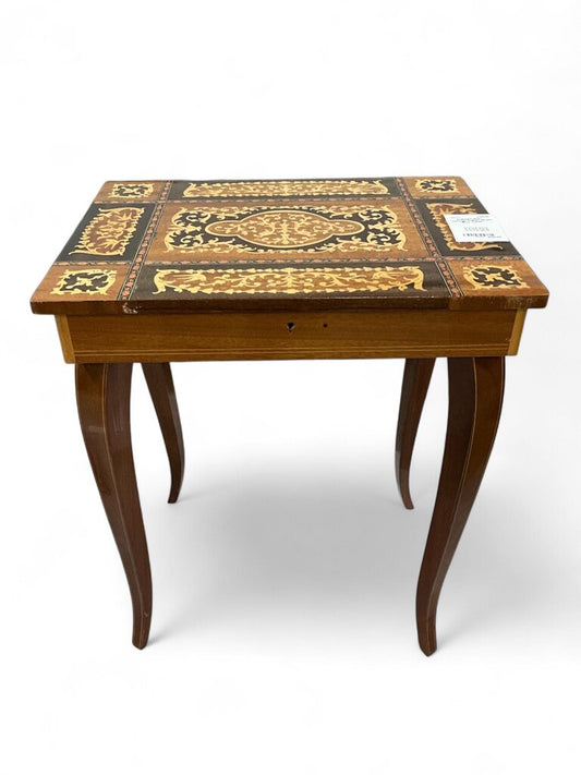 Vintage Italian Music Box Table