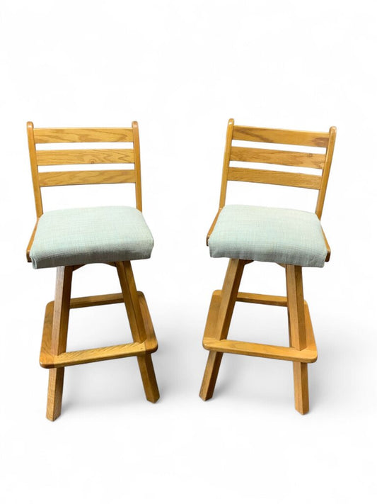 MCM Square Wood Stool