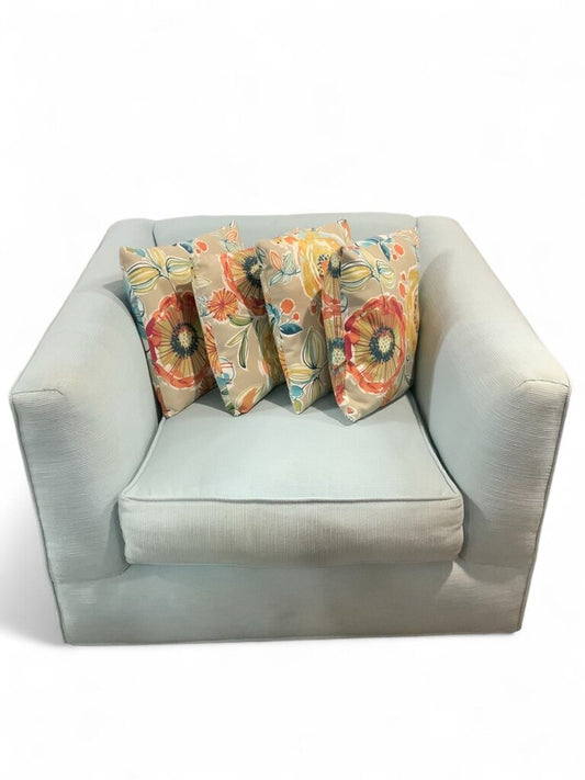 Blue Upholstered Chair