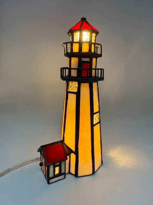 Centuryville Collection Limited Edition Stained Glass Lighthouse 1994 /roh