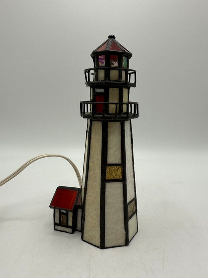 Centuryville Collection Limited Edition Stained Glass Lighthouse 1994 /roh