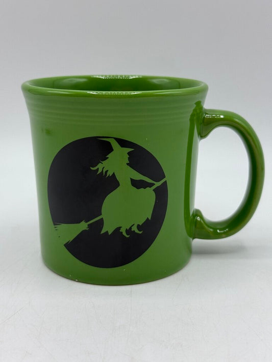 VTG Fiestaware Halloween Shamrock Green Witch Java Mug 12 oz. /rb