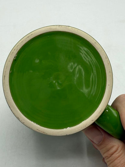 VTG Fiestaware Halloween Shamrock Green Witch Java Mug 12 oz. /rb