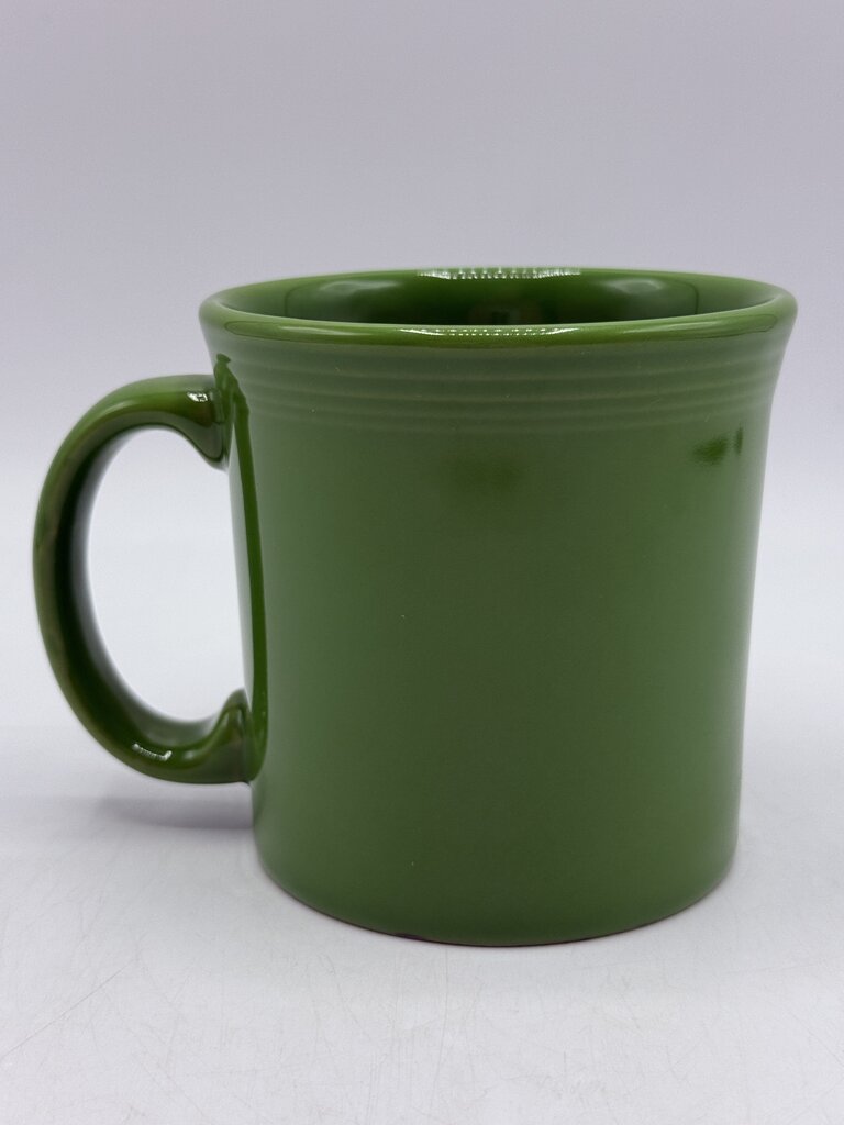 VTG Fiestaware Halloween Shamrock Green Witch Java Mug 12 oz. /rb