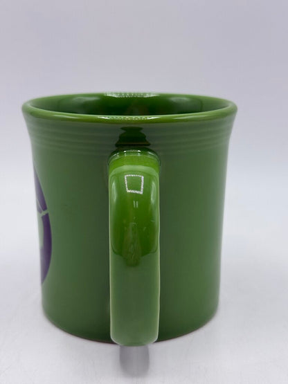 VTG Fiestaware Halloween Shamrock Green Witch Java Mug 12 oz. /rb
